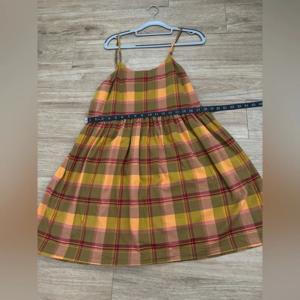 Madewell Plaid Babydoll Cami Dress - Picture 6 of 8